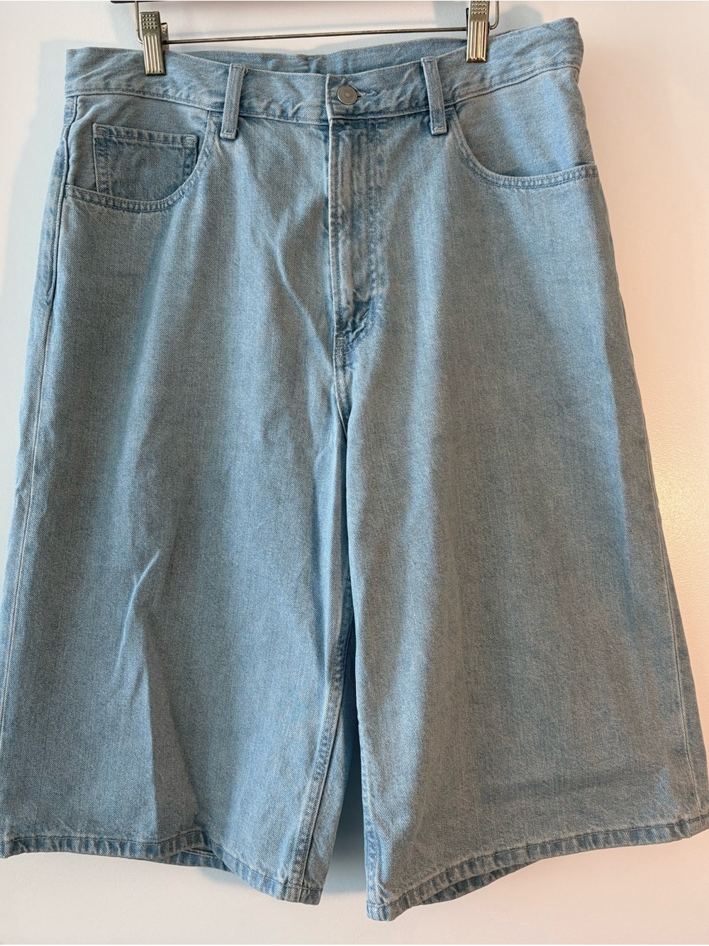 UNIQLO Jorts 13” – Light Blue Denim Shorts | Size M